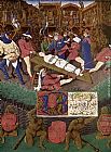 Jean Fouquet The Martyrdom of St Apollonia painting